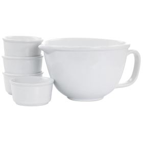 Gibson Elite Gracious Dining 5 Piece Ramekin and Mixing Bowl Set