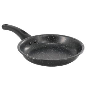 Gibson Home Delhi 9.5 Inch Round Nonstick Carbon Steel Frying Pan in Black