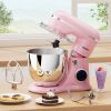 3-IN-1 Electric Stand Mixer, 660W 10-Speed With Pulse Button, Attachments include 6.5QT Bowl, Dough Hook, Beater, Whisk for Most Home Cooks, Sakura Pi