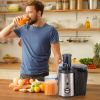 1000W Centrifugal Juicer Juice Extractor with 2 Speeds 3.6in Wide Feed Chute 17Oz Juicer Cup 54Oz Pulp Collector Electric Juicer for Fruits Vegetables