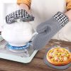 1pc Silicone Oven Mitts; Heat Insulation Pad; Nordic Style Microwave Oven Gloves; Kitchen Baking Gloves