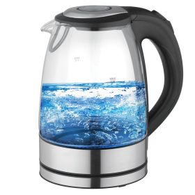 Better Chef 1.7 L Cordless Electric Glass and Stainless Steel Tea Kettle