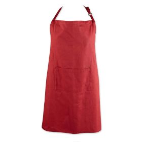 Plus Size Single Colors Chef Apron (Color: As pic show, Type: Style C)