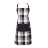 Household Using Tri Color Check Chef Apron