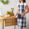 Household Using Tri Color Check Chef Apron