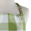 Household Using Tri Color Check Chef Apron